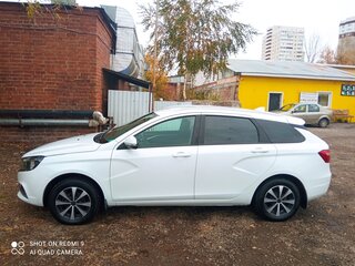 2021 Lada (ВАЗ) Vesta SW I, белый, 1230000 рублей, вид 4