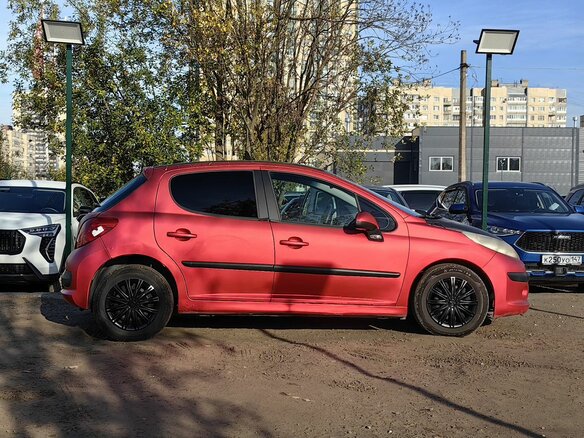 2008 Peugeot 207 I, красный, 229000 рублей - вид 4