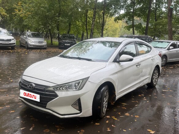 2019 Hyundai Elantra VI (AD) Рестайлинг, жёлтый, 860000 рублей