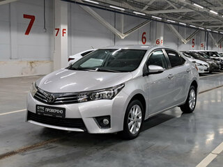 2014 Toyota Corolla XI (E160, E170, E180), серебристый, 1419000 рублей, вид 1