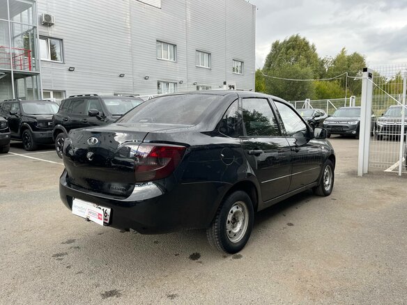 2013 Lada (ВАЗ) Granta I, чёрный, 210000 рублей - вид 8