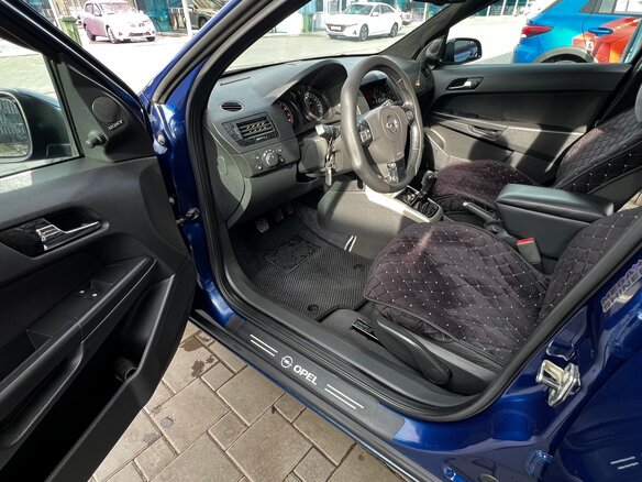 2008 Opel Astra H Рестайлинг, синий, 675000 рублей - вид 14