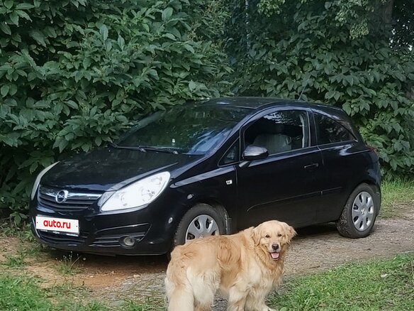 2007 Opel Corsa D, чёрный, 570000 рублей