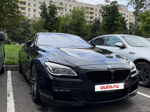 2016 BMW 6 серии 640i xDrive III (F06/F13/F12) Рестайлинг, чёрный - вид 5