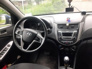 2014 Hyundai Solaris I Рестайлинг, синий, 800000 рублей, вид 5