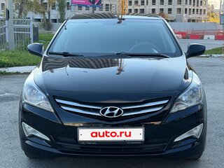 2014 Hyundai Solaris I Рестайлинг, чёрный, 930000 рублей, вид 1