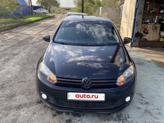 2011 Volkswagen Golf VI, чёрный, 649000 рублей, вид 1