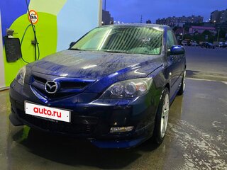 2008 Mazda 3 I (BK) Рестайлинг, синий, 650000 рублей, вид 4