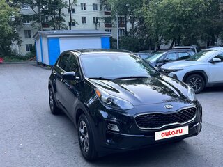 2020 Kia Sportage IV Рестайлинг, чёрный, 1858000 рублей, вид 3