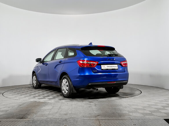 2020 Lada (ВАЗ) Vesta SW I, синий, 640000 рублей - вид 6