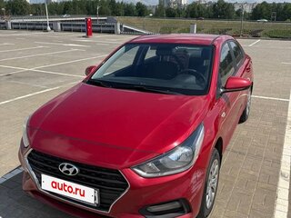 2020 Hyundai Accent V, красный, 1100000 рублей, вид 4