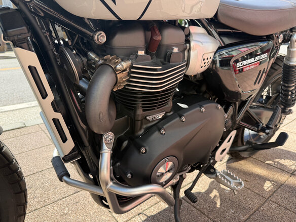2024 Triumph Scrambler, серый - вид 6