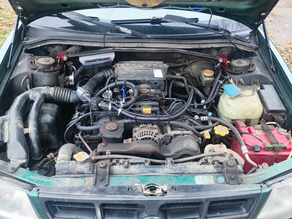 1997 Subaru Forester I, зелёный, 370000 рублей - вид 10