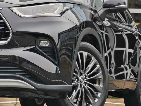 2026 Toyota Highlander IV (XU70), чёрный - вид 11