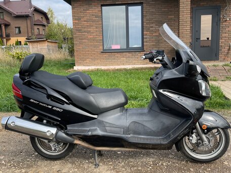 2009 Suzuki Burgman (SkyWave) 650, чёрный, 390000 рублей, вид 3
