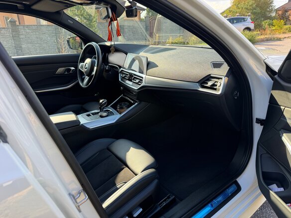 2021 BMW 3 серии 320d VII (G2x), белый, 4290000 рублей - вид 4