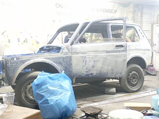 2002 Lada (ВАЗ) 2121 (4x4) I Рестайлинг, синий, 350000 рублей, вид 4