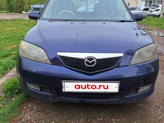2002 Mazda Demio II (DY), синий, 350000 рублей, вид 1