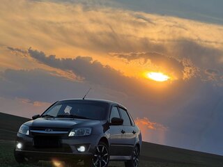 2017 Lada (ВАЗ) Granta I, коричневый, 480000 рублей, вид 3