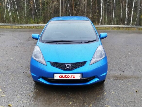 2010 Honda Fit II, синий, 670000 рублей - вид 3