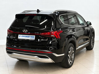 2021 Hyundai Santa Fe IV Рестайлинг, чёрный, 3779000 рублей, вид 4