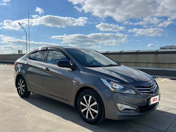 2014 Hyundai Solaris I Рестайлинг, серый, 579660 рублей - вид 6