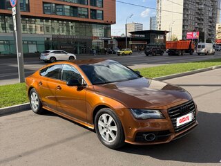 2012 Audi A7 I (4G), коричневый, 1250000 рублей, вид 4