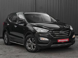 2014 Hyundai Santa Fe III, чёрный, 1950000 рублей, вид 3