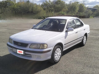 2001 Nissan Sunny B15, белый, 320000 рублей, вид 1