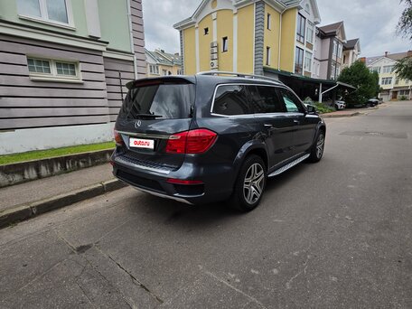2014 Mercedes-Benz GL-Класс 350 II (X166), серый, вид 2