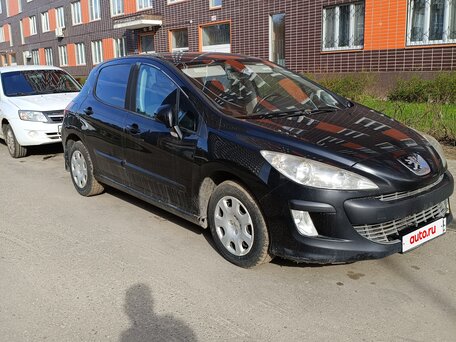 2008 Peugeot 308 I, чёрный, 200000 рублей, вид 2