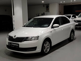 2019 Skoda Rapid I Рестайлинг, белый, 1047000 рублей, вид 1