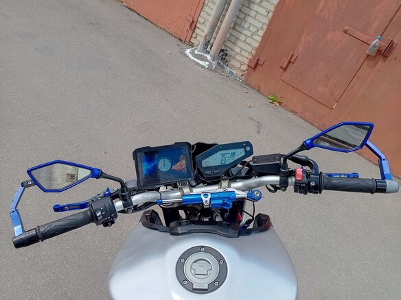 2015 Yamaha MT-09 (FZ-09), серый, 650000 рублей - вид 9