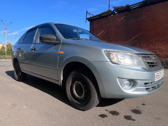 2015 Lada (ВАЗ) Granta I, голубой, 395000 рублей - вид 1