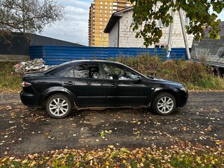2006 Mazda 6 I (GG) Рестайлинг, чёрный, 230000 рублей, вид 4