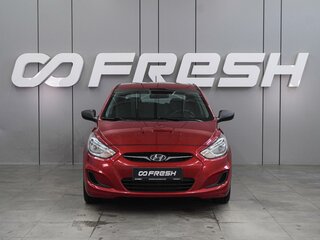 2013 Hyundai Solaris I, красный, 849000 рублей, вид 3