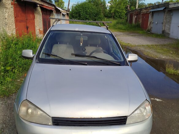 2010 Lada (ВАЗ) Kalina I, серебристый, 150000 рублей - вид 1