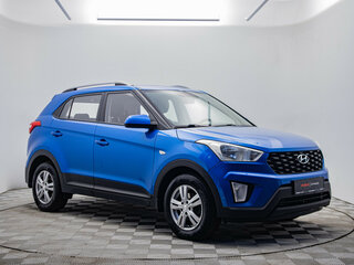 2020 Hyundai Creta I Рестайлинг, синий, 1645000 рублей, вид 3