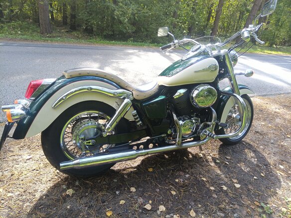 1998 Honda Shadow 400, зелёный, 290000 рублей - вид 5