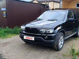 2002 BMW X5 3.0i I (E53), чёрный, 895000 рублей, вид 4