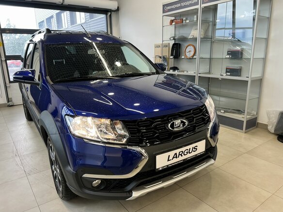 2026 Lada (ВАЗ) Largus Cross I Рестайлинг, синий, 2042000 рублей - вид 2