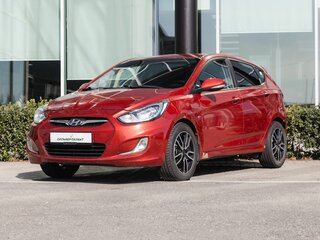 2012 Hyundai Solaris I, красный, 700000 рублей, вид 1
