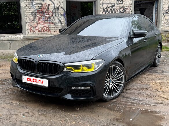 2018 BMW 5 серии 530i xDrive VII (G30/G31/G38), чёрный - вид 1