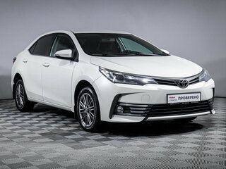 2017 Toyota Corolla XI (E160, E170, E180) Рестайлинг 1, белый, 1725000 рублей, вид 3