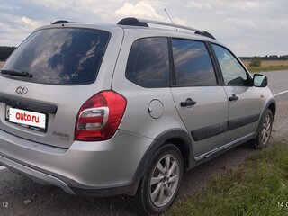 2015 Lada (ВАЗ) Kalina Cross II, серый, 455000 рублей, вид 4