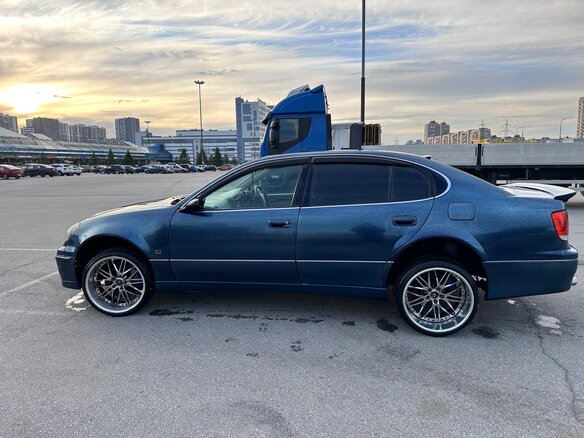 1998 Toyota Aristo 4-speed II, синий, 1050000 рублей - вид 8