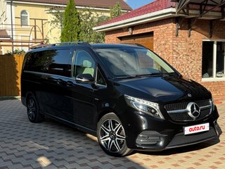 2022 Mercedes-Benz V-Класс Extra Long 260 экстра длинный III (W447) Рестайлинг, чёрный, 6590000 рублей, вид 2