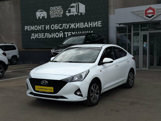 2021 Hyundai Solaris II Рестайлинг, белый, 1453000 рублей, вид 3