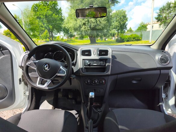 2021 Renault Sandero II Рестайлинг, белый - вид 11
