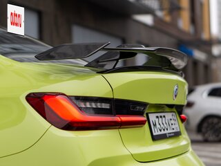 2022 BMW M3 Competition Package VI (G80), жёлтый, 9300000 рублей, вид 5